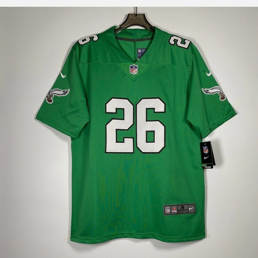 Saquon Barkley Men’s Kelly green Philadelphia Eagles Jersey